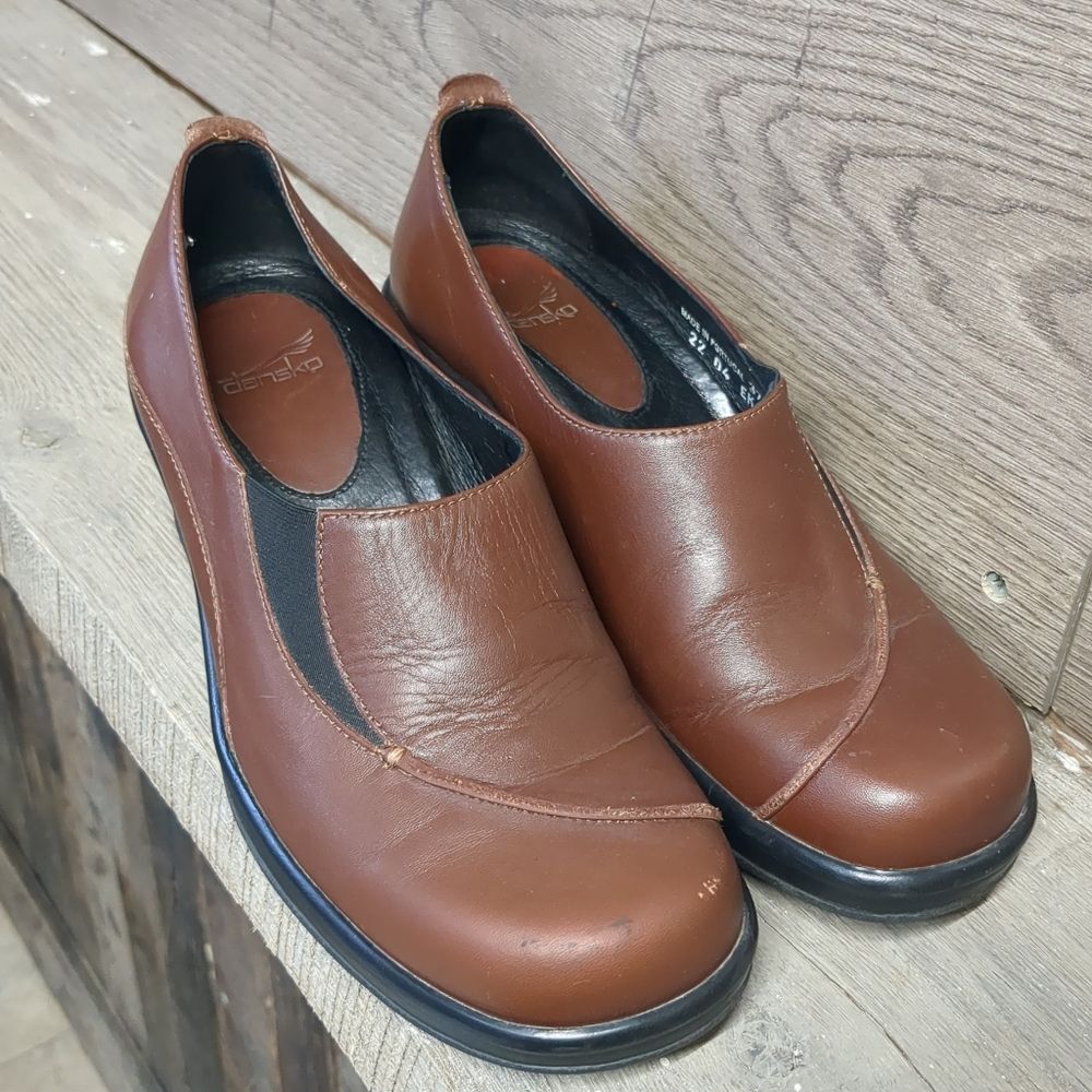 Dansko Academia Leather Loafers Women's Size 6.5